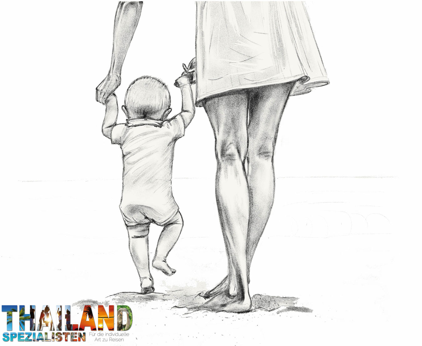 Mutter mit Baby reise