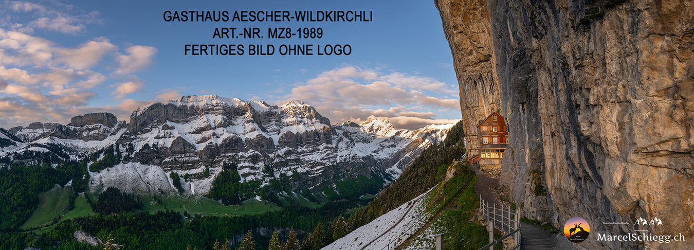 Marcel Schiegg, Wandbild, Berggasthaus Aescher, Wildkirchli, Ebenalp, Alpstein, Bilder Gasthaus Aescher