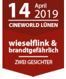 Premiere am 14.04.2019 im Cineworld Lünen: wieselflink & brandtgefährlich - Zwei Gesichter