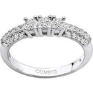 anello gioielli comete donna trilogy con diamanti anb 1579