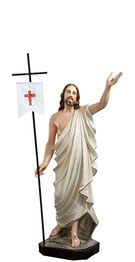 Jesus resurrection statue cm. 110