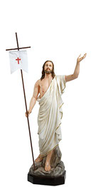 Jesus resurrection statue cm. 50