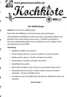Waffel-Burger