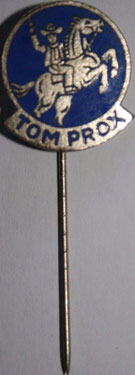 Tom Prox Anstecknadel blau 1