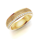 Alliance-Ring in Gelbgold mit Brillanten von der Goldschmiede OBSESSION in Wetzikon und Zürich