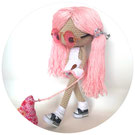 poupée au crochet-poupée-crochetdoll-pinkhair-amigurumi-blythe-blythedoll-jouet-fille-les pépettes de sète-pp7-manga