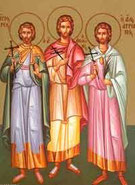 Святі мученики Фирс, Левкій і Калиник 