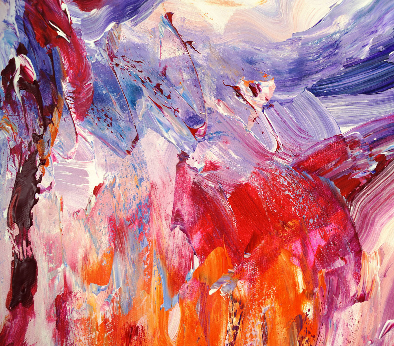 red artwork large abstract painting art for sale