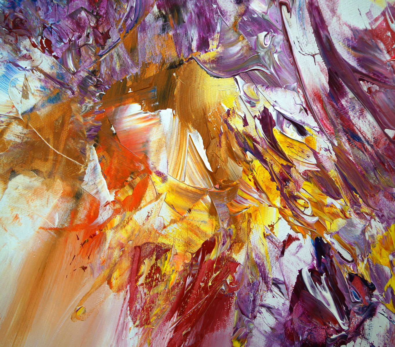 Red Abstract large abstract painting art for sale