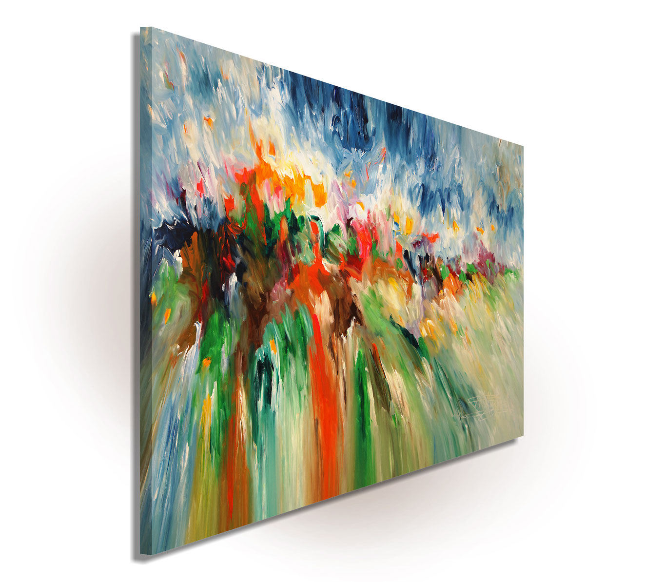 Landscape artwork large abstract painting art for sale