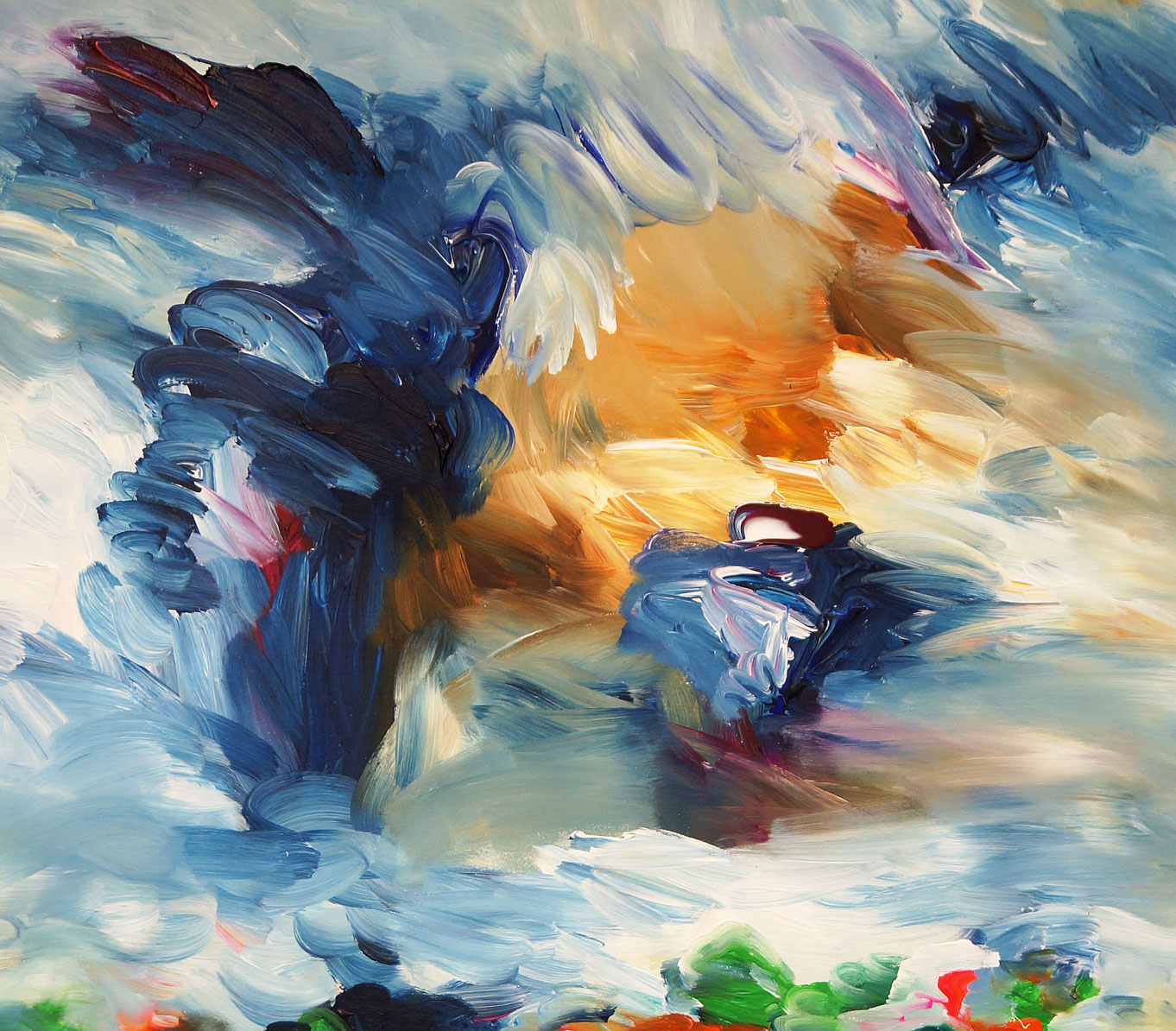 Landscape artwork large abstract painting art for sale