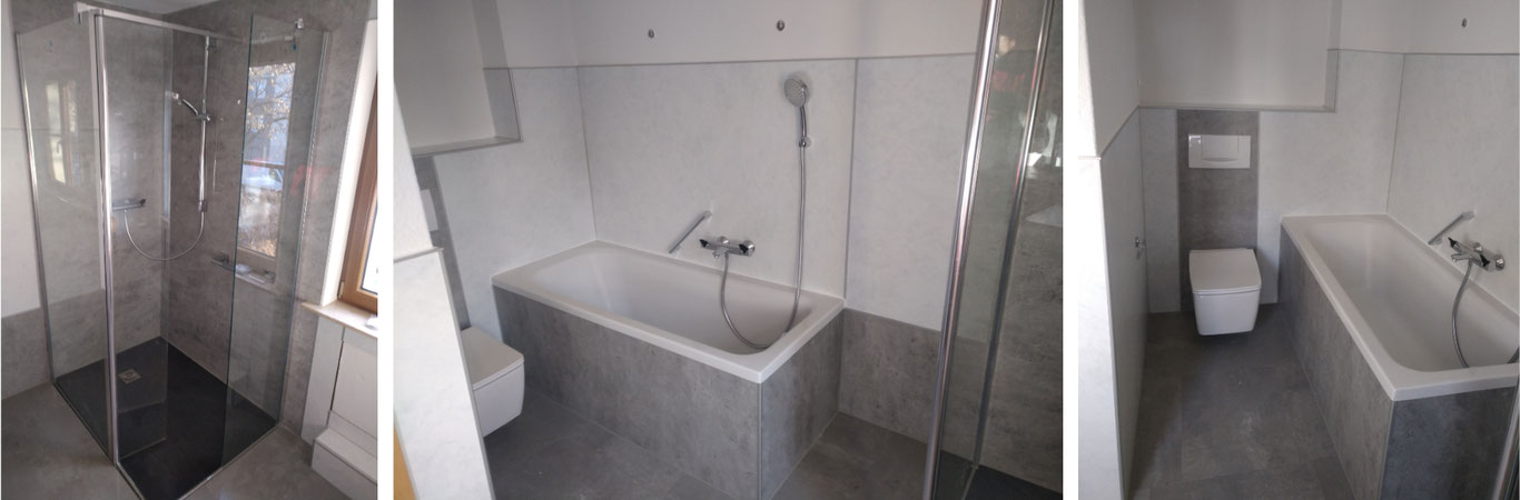 Badumbau Vorher | Nachher Bilder - Barrierefreies Badezimmer | esycor GmbH