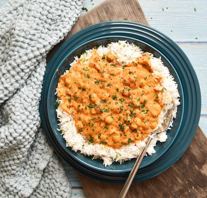 Kichererbsen Curry. &amp;quot;Chana Tikka Masala&amp;quot;. - mix dich glücklich ...