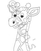 Giraffe Kindergartentasche