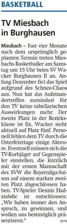 Artikel im Miesbacher Merkur am 30. März 2024 - Zum Vergrößern klicken