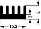 Fischer Elektronik SMDデバイス用ヒートシンク ICK SMD E 15 SA   