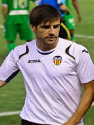 David Albelda fue el gran capitán del poderoso Valencia de comienzos del Siglo XX. Debutó con el primer equipo en la pretemporada de 1997, con sólo 19 años.