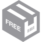 Icone d'un colis portant la mention "Free" sur un côté