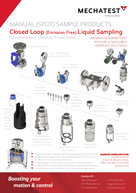 renewable diesel, SAF, Bio-Diesel, Bio-Naphtha, Bio-Ethanol, e-Methanol, Bio-Plastics, closed loop emission-free sampling systems, Pre-engineered manual sampling, Red2Green sampling, Mechatest Grab Sampling Products for Hydrocarbons Steam & Water