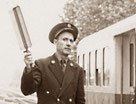 Un chef de gare dans les années 50