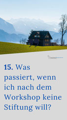 Strategie Workshop Gründung Familienstiftung