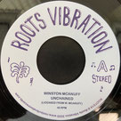 WINSTON McANUFF, FATMAN RIDDIM  Unchained / Dub  Label: Roots Vibration (7")