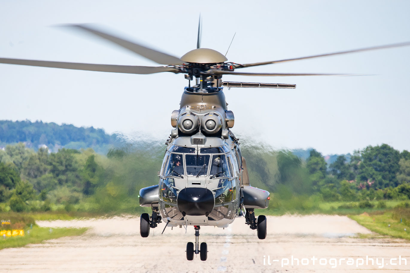 Unter anderem beim Display des Super Pumas der Schweizer Luftwaffe.