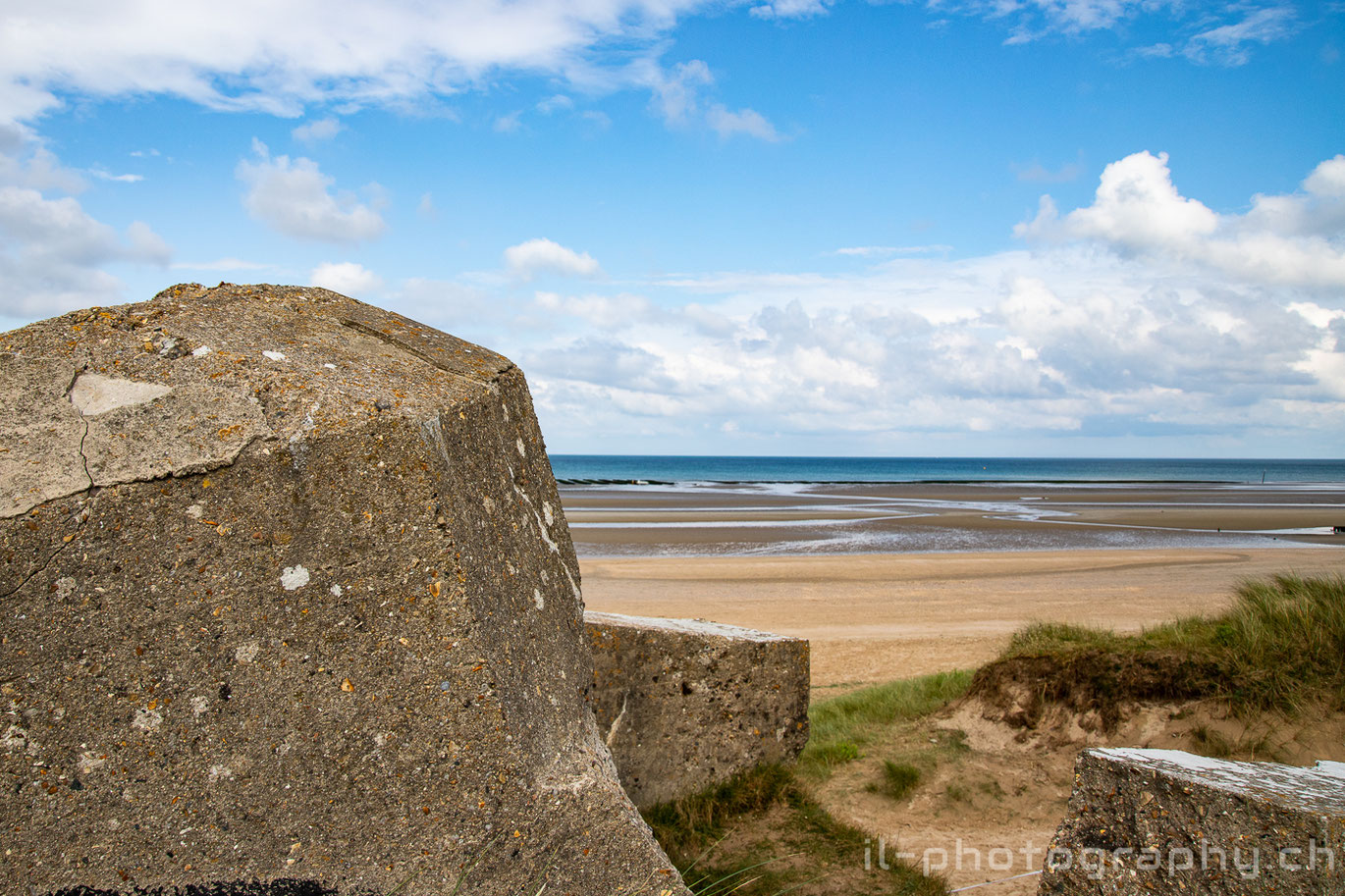 Blick auf den Utah Beach, an welchem vor 75 Jahren die US-Truppen landeten.