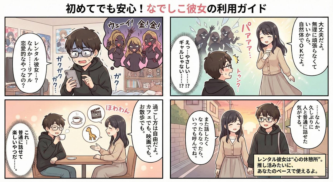 なでしこ彼女大阪 ― 心に寄り添うデート体験