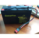  2 baterías EnergiVm MV6120 6V-12Ah AGM-STANDARD con conector T-DEAN