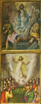 Luri - Eglise St Pierre - Résurrection et Ascension du CXhrist