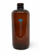 Envase PET ámbar 250ml., Botella PET ámbar