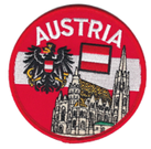 31921 Stoffwappen Austria Stephansdom rund