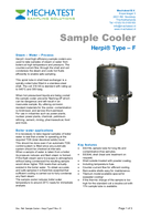 Herpi Steam Sample Cooler by Mechatest