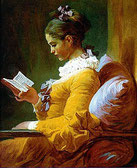Lesende Frau von J.H. Fragonard