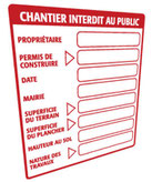 Constat d'affichage légal, obligation affichage permis de construire, affichage consignes de sécurité, consignes d'évacuation par commissaire de justice