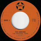 THE GIDEONS  The National Team / Dance With Me  Label: Starlet (7")