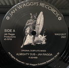 JAH RAGGA  Almighty Dub / The Physic  Label: Jah Waggys (12")