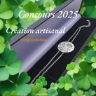 Bracelet en argent 925 serti d'une pierre de lune