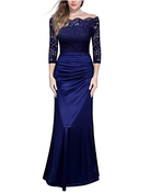 Clickandbay- Vestito-da-Sera-Donna-Blu