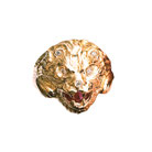 Anello leone in oro 18kt con brillantini 