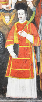 Cateri - St Césaire (détail du tableau)