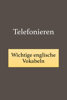 Telefongespräche auf Englisch.