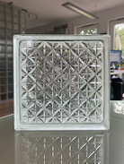 SEVES Clear 1919/8 Aktis Exotic Glass Design Glass Block Glassblock Glasbausteine Glassteine Clear Glasdesign Deutschland Schweiz Österreich Wien Luxemburg Liechtenstein Solaris Glasbaustein Klare Glasstein Glassteinwände Glasbausteinwände Glaswand Italia
