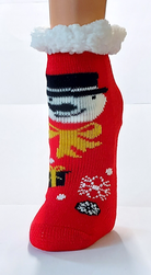 Plüschsocken für Kinder mit Weihnachtsmotiven