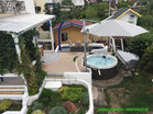 Garten, Gestaltung, Umbau, Terrasse verlängert, Pool, Sonnenschirm