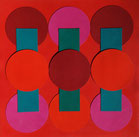 Ellen Roß, squares & circles, Collage