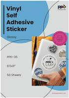 GLOSSY WHITE STICKER
