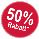 50 % Rabatt