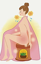 よもぎハーブ蒸し